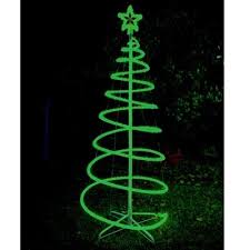 Small 3' tree has 50 incandescent lights; Buy 120cm Green Solar Led Spiral Xmas Tree Rope Light Graysonline Australia