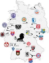 Rusza batalia w grupach mistrzowskiej i spadkowej. Landkarte 3 Liga Wo Die Konkurrenz Der Lowen Beheimatet Ist