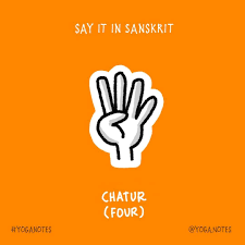 The Sanskrit Word For Four Is Chatur An Example Is Chaturanga Dandasana Four Limbed Staff Pose Once You Br Sanskrit Words Sanskrit Chaturanga Dandasana