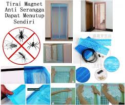 Bisa untuk frame pintu dari alumunium. Grosir Tirai Pintu Magnet Anti Nyamuk Home Facebook