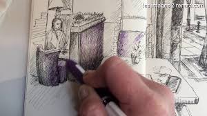 Votre voyage au bout du monde où votre quotidien. 13 5 Carnet De Voyage Dessiner Sur Le Vif Dans Un Cafe Youtube