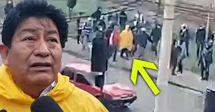 Edgar Montaño, un ministro que dirige grupos de choque y asume medidas de  fuerza