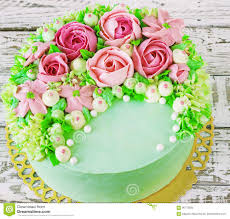 Una carta di compleanno fiorita con sfumature delicate. La Torta Di Compleanno Con I Fiori E Aumentato Su Fondo Bianco Fotografia Stock Immagine Di Gourmet Glassare 86170922