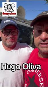 Hugo Oliva y Boris en el Parque Central