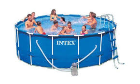 Intex 15 Foot By 48 Inch Family Size Round Metal Frame Pool Set Portable Swimming Pools Best Above Ground Pool Above Ground Pool
