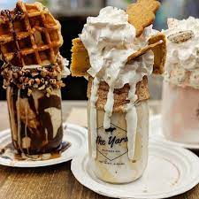 The Yard Milkshake Bar On Instagram This Gives Me All The Feels Yarncatsandtea Milkshake Bar Milkshake Food