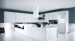 This dark bold grey theme in your kitchen brings the minimalist and sleek look. White Kitchens Luxury Kitchen Design White Modern Kitchen Modern Kitchen Design