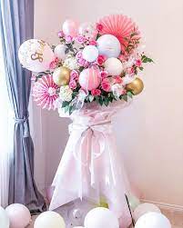 A wide variety of birthday flowers balloons options are available to you, such as latex, pvc and foil.you can also choose from gift toy, advertising toy and promotional toy birthday flowers balloons,as well as from unisex, girls birthday flowers balloons.and whether birthday flowers. Https Www Instagram Com P B9fzkdwav7a Diy Rose Bouquet Balloon Garland Diy Floral Balloons