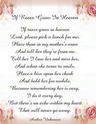 5 out of 5 stars. If Roses Grow In Heaven Remembering Mom Heaven Rose