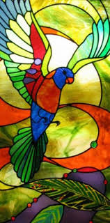 Art Glass Teaching Studio In The Atherton Tablelands Glass Painting Patterns Art Glass Art