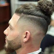 Fade Frisur Langes Haar Neue Frisuren Frisuren Lang Manner Frisur Kurz Herrenfrisuren