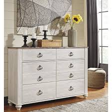 Dresser, bedroom dresser, dresser chest, chest of drawers, dresser set, dresser and mirror, bedroom furniture, bedroom storage, bureau, clothing storage, linen storage, bedroom cabinet, chiffonier, bedroom closet, highboy, wardrobe, vanity, vanity with hutch, make. Signature Design By Ashley Dressers Willowton B267 31 Dresser 6 Drawers From Furniture King Pembroke Inc