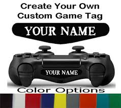 Playstation 4 Ps4 Controller Led Custom Gamer Tag Name Light Bar Decal Sticker Ebay