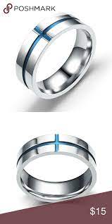 Men Women Stainless Steel Titanium Band Ring New Womens Jewelry Rings Mens Accessories Jewelry Titanium Bands