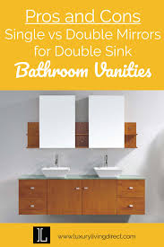 We did not find results for: Pros And Cons Of Single And Double Mirrors For Double Sink Vanities Luxury Living Direct Bathroom Vanity Blog Luxury Living Direct