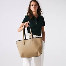 This tote bag is perfect for groceries or other shopping. Women S Anna Reversible Bicolour Tote Bag Lacoste
