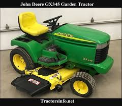 • transmissions and differential units with immersed wet brakes • gearboxes with hydraulic brakes • gearboxes with. John Deere Gx345 Specs Price Review Attachments