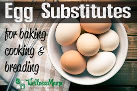 Egg Substitutes For Baking Cooking Breading Wellness Mama Egg Substitute In Baking Substitute For Egg Egg Free Baking
