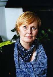 Image of Portrait of Alison Britton, an English ceramist, in his studio