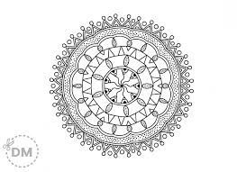 Tribal coloring pages for adults (based on keywords). Tribal Mandala Coloring Page For Adults Diy Magazine Com