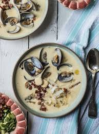 New England Clam Chowder Fantastische Muschel Kartoffelsuppe Rezepte Mit Meeresfruchten Kartoffelsuppe Muschelsuppe