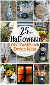 25 Diy Halloween Yard Porch Decor Ideas Mom Endeavors Diy Halloween Porch Backyard Halloween Party Halloween Yard Decorations Diy