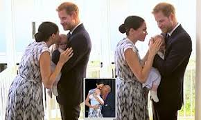 Prince harry and meghan markle have always been picky about the people they invite to work on their team, but the sussexes were—understandably—more fastidious than ever when it came to finding the perfect nanny for their son, archie harrison. Prince Harry And Meghan Markle Hold And Kiss Archie In Itv Documentary Daily Mail Online