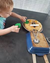 Fabriquer Un Bonhomme Avec Des Objets De La Maison Le Bonhomme De La Cuisine En 2020 Activites De Motricite Fine Activites De Motricite Idee De Defi