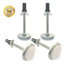 Pop them out, pop our glides in. Metal Threaded Steel Bed Glides 5 Tall With Wingnuts Steel Bed Foot Of Bed Bed Frame Feet