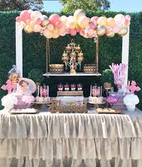 Baptism Dessert Table With Cake Swing Baptism Dessert Table Pink Dessert Tables Baptism Desserts