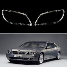 Bmw 7 E65 E66 Facelift 2005 2008 Headlight Lens Plastic Covers Headlight Lens Bmw Custom Headlights
