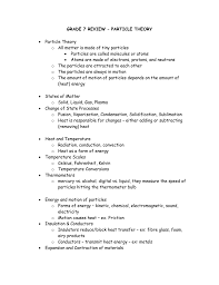 7th grade common core worksheets. Grade 7 Review Particle Theory