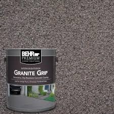 Behr Premium 1 Gal Gg 03 Atlantic Topaz Decorative Flat Interior Exterior Concrete Floor Coating 65001 Concrete Floor Coatings Garage Floor Paint Floor Coating