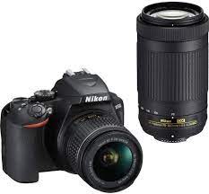 Nikon 3500d 5,500 ج.م كاميرات وتصوير » كاميرات 27 مايو بلّغ عن الإعلان. Amazon Com Nikon D3500 Dx Format Dslr Two Lens Kit With Af P Dx Nikkor 18 55mm F 3 5 5 6g Vr Af P Dx Nikkor 70 300mm F 4 5 6 3g Ed Black Camera Photo