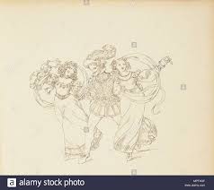 Eine operngesellschaft in der sommerfrische. Abbildung Fur Die Oper Die Hochzeit Des Figaro Von Wolfgang Amadeus Mozart Stockfotografie Alamy
