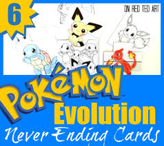 Today, we're continuing the mini notebook trend and folding these sweet pokemon notebooks from a sheet of computer paper. Pokemon Evolution Cards Printables Red Ted Art Make Crafting With Kids Easy Fun