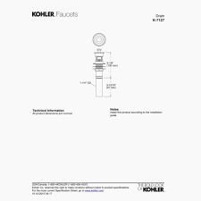 50 kohler bathroom sink drain stopper