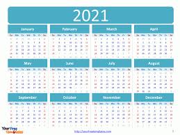 Free editable 2021 calendar template available in adobe illustrator ai, eps {version 10+} & pdf file formats. Printable Calendar 2021 Template Free Powerpoint Templates