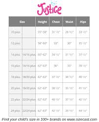 justice size chart baby clothes size chart baby clothing