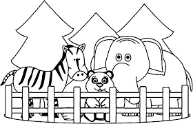 Coloring pages » zoo coloring pages. Zoo Coloring Pages For Kids