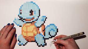 Get inspired by our community of talented artists. Pixel Art Pokemon Squirtle Speed Drawing Youtube