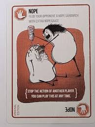 Check spelling or type a new query. Exploding Kitten Original Version Nope Card Hobbies Toys Toys Games On Carousell