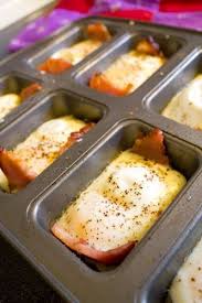 Recipe For Our Favorite Baked Ham And Eggs Make Them In Mini Loaf Pans And They Pampered Chef Brownie Pan Recipes Pampered Chef Brownie Pan Breakfast Recipes