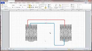 In an industrial setting a plc is not simply plugged into a wall socket. Visio 2010 Connectors And Connection Points Tutorial Wiring Diagrams Youtube