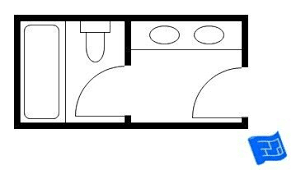 10 X 6 Bathroom Floor Plan Bathroom Floor Plans Bathroom Plans Bathroom Flooring