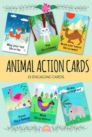 None of the inputs will be validated or submitted for this action. Amazon Com Animal Action Cards 25 Engaging Cards Card Game For Toddlers Active Toddler Game 4 X6 Toys Games