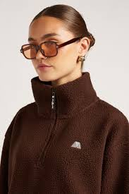 PHOENIX Half-Zip Brown
