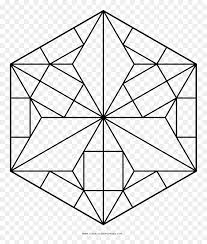 Are you searching for triangle pattern png images or vector? Hexagon Pattern Coloring Page Triangle Artwork Coloring Page Hd Png Download Vhv