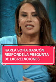 Karla Sofía Gascón en La Revuelta: Relaciones e Inspiración