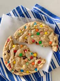 M and m cookies | the best soft and chewy bakery style recipe. Giant Peanut Butter M And M Cookie Picky Palate M M Cookies Recipe